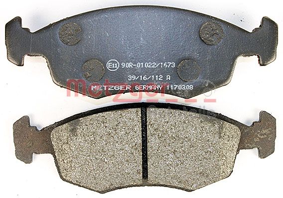 METZGER 1170308 Bremsbelagsatz, Scheibenbremse